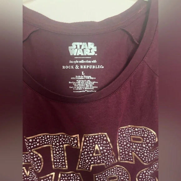 LL35 Rock & rebuild long sleeve with shoulder cut outs starwars - Picture 2 of 4